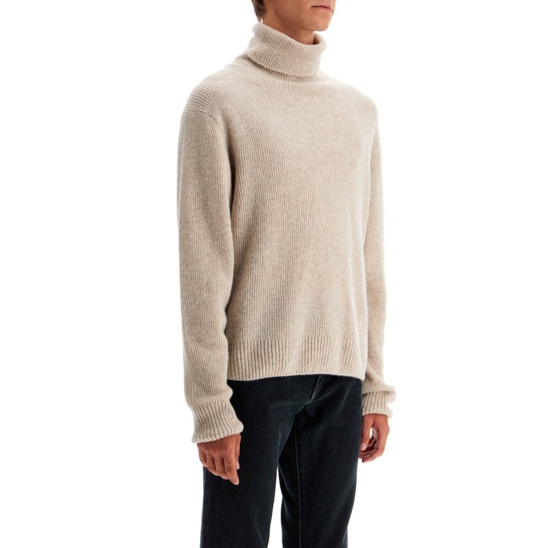 cashmere and silk turtleneck sweater