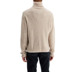 cashmere and silk turtleneck sweater