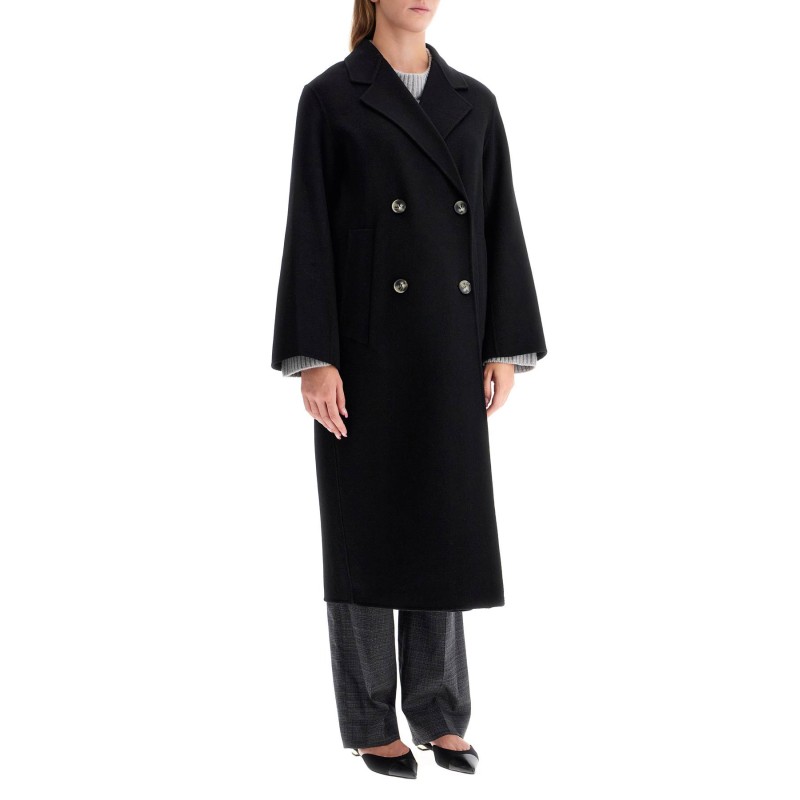 clara double-breasted wool coat