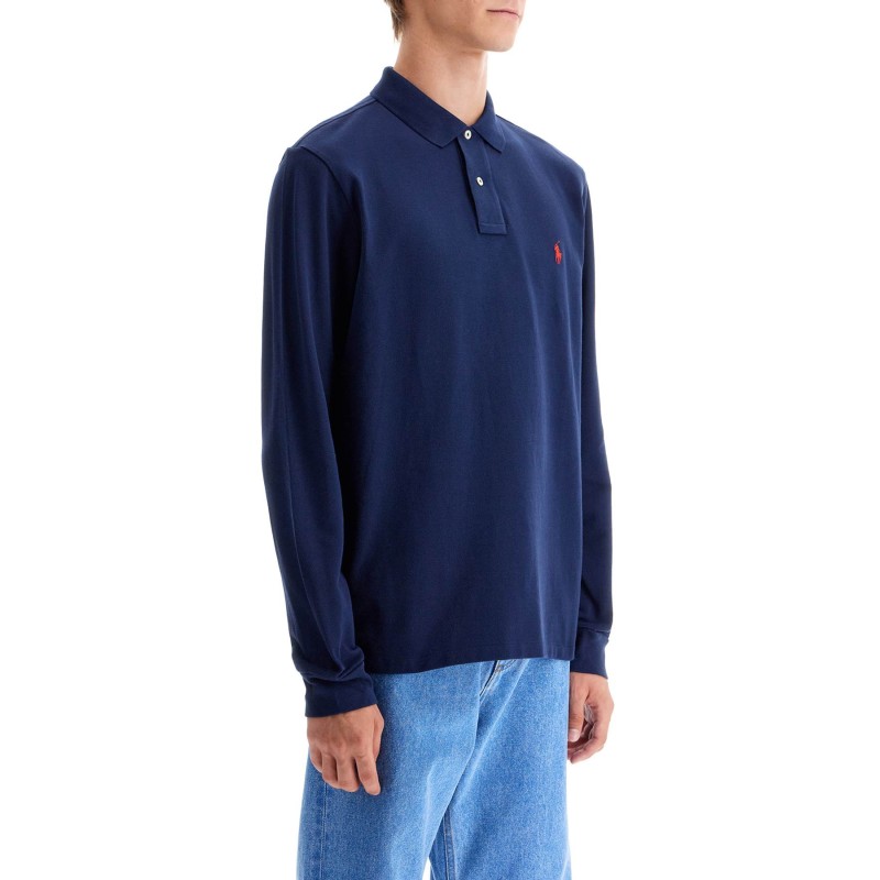 long-sleeved polo shirt