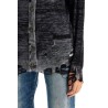 distressed detail cardigan with