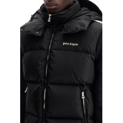 sleeveless down jacket with contrasting