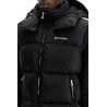 sleeveless down jacket with contrasting