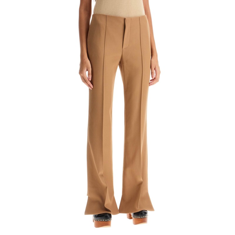 asymmetric hem pants with seven