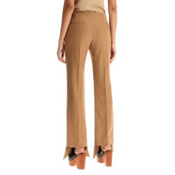 asymmetric hem pants with seven