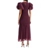 chiffon smock dress