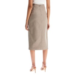 pencil skirt with slit