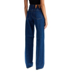 "lu jeans with pleated effect