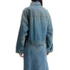 denim boxy jacket with spencer