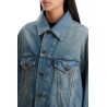 denim boxy jacket with spencer