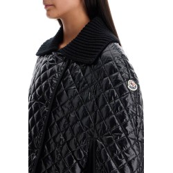 quilted cape with collar