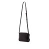 mini leather boston crossbody bag with shoulder strap