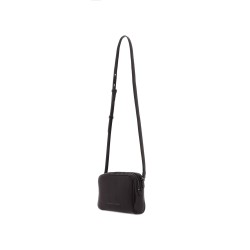 mini leather boston crossbody bag with shoulder strap