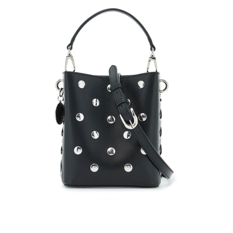 mini bucket bag frayme with studs