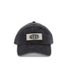 baseball cap with logo patch