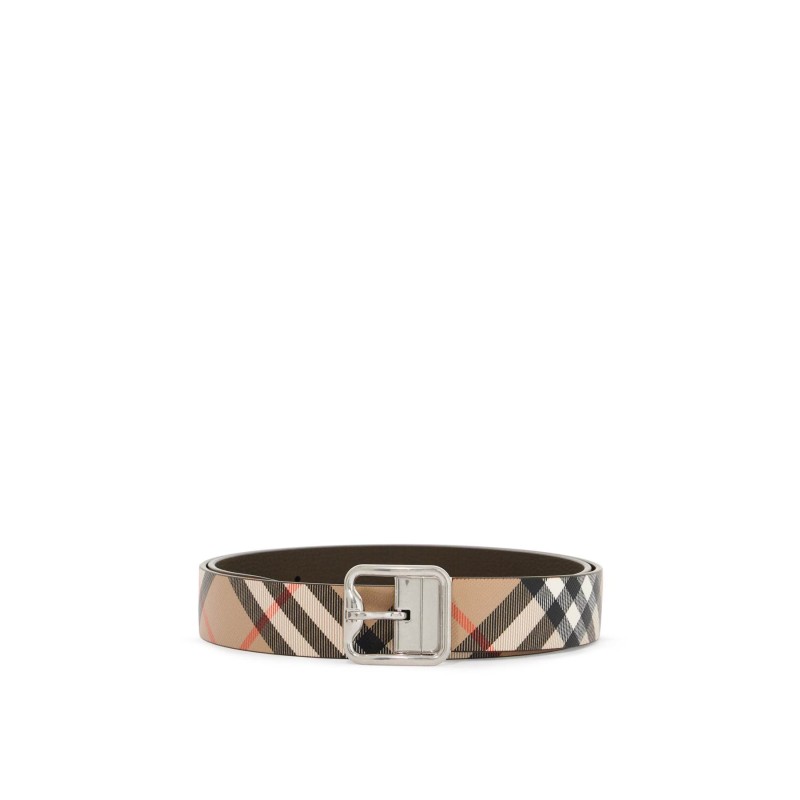 reversible b buckle check belt