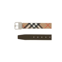 reversible b buckle check belt