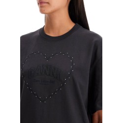 embroidered oversized t