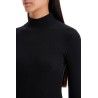 long-sleeved ribbed top