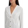 v-neck shirt with collar