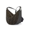 fendi melon small ff jacquard shoulder bag