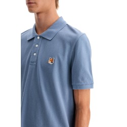 "regular fit fox head polo shirt