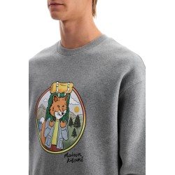 "rambling fox print sweat