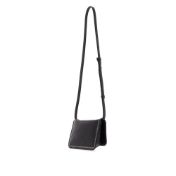 flap trunk shoulder bag with