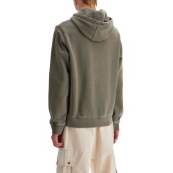 hooded sweatshirt with tie-d