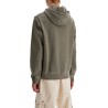 hooded sweatshirt with tie-d