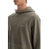 hooded sweatshirt with tie-d