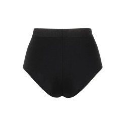 high-waisted underwear briefs with logo band