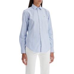 striped oxford shirt for men