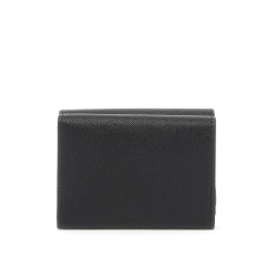 saffiano leather tri-fold wallet