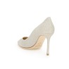 romy 85 dusty glitter pumps