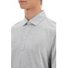 silk and cotton polo shirt with double edges