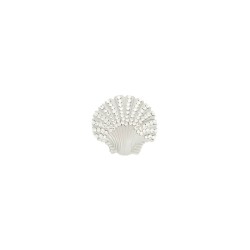 "single seashell earring with