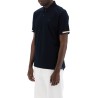 parlay polo shirt with stripe detail