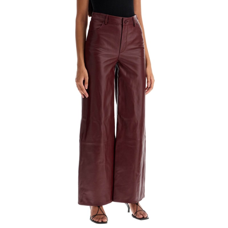 nappa leather figari pants