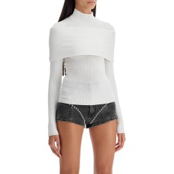 long-sleeved top with off-