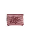 "clutch bag with plastic bag motif