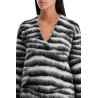 zebra print wool and mohair