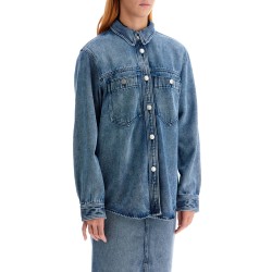 denim talbot button-up