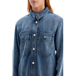 denim talbot button-up