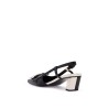 belle vivier two-tone patent leather sling