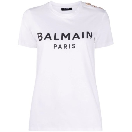 3 btn printed balmain t-shirt