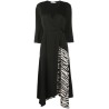 3/4 SLV WRAP DRESS