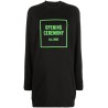 3d logo crewneck dress