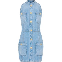 4 pocket denim short dress