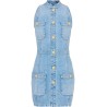 4 pocket denim short dress